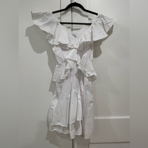 MLM LABEL white ruffle dress - Picture 3 of 3